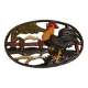 Rooster cast iron trivet