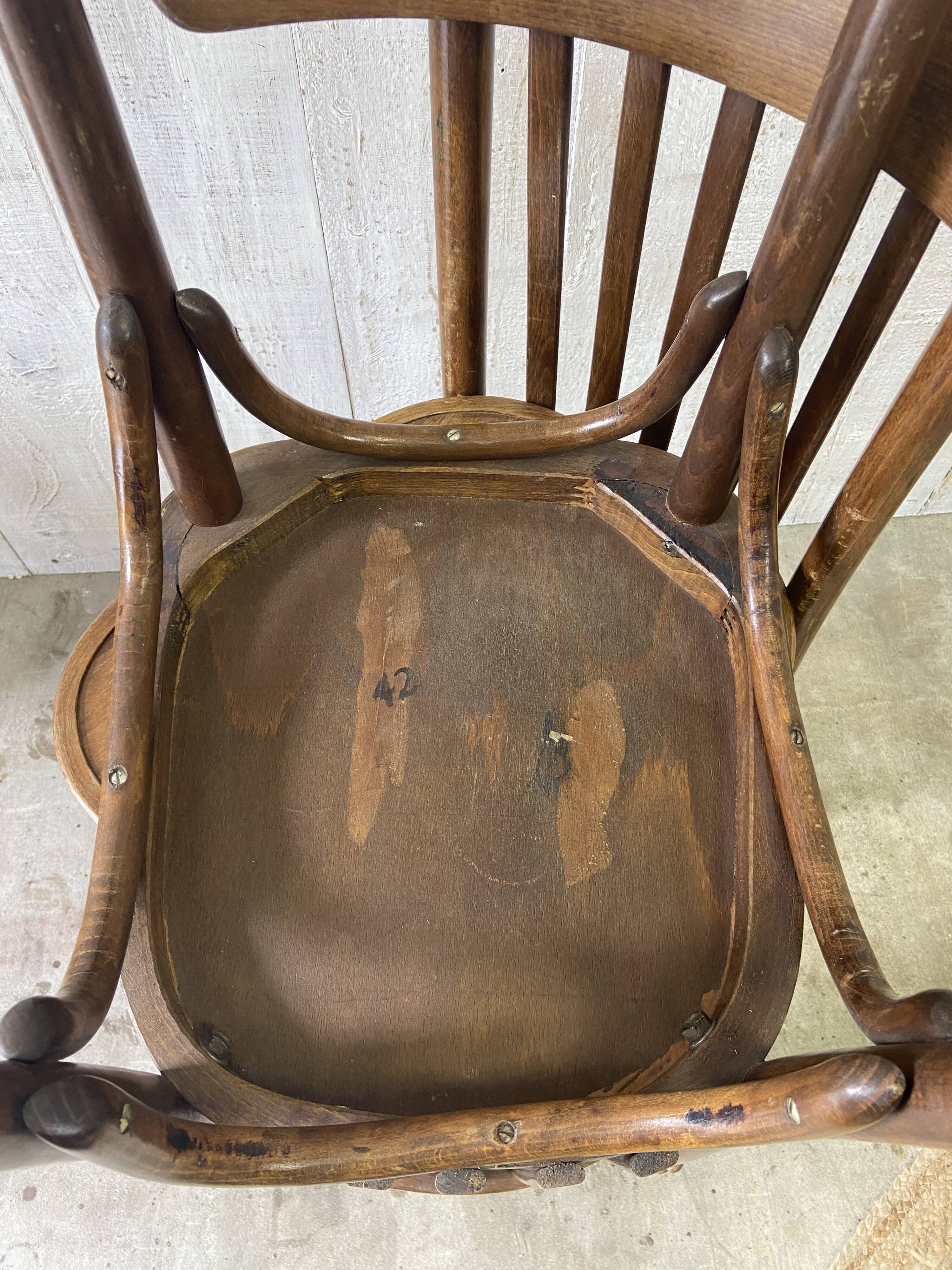 Pair of bistro chairs