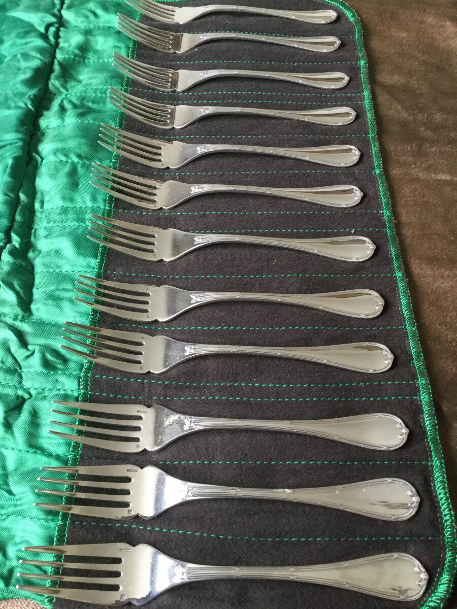 Christofle fish service model Cross ribbons