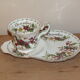 December Cup in English porcelain Royal Albert - December