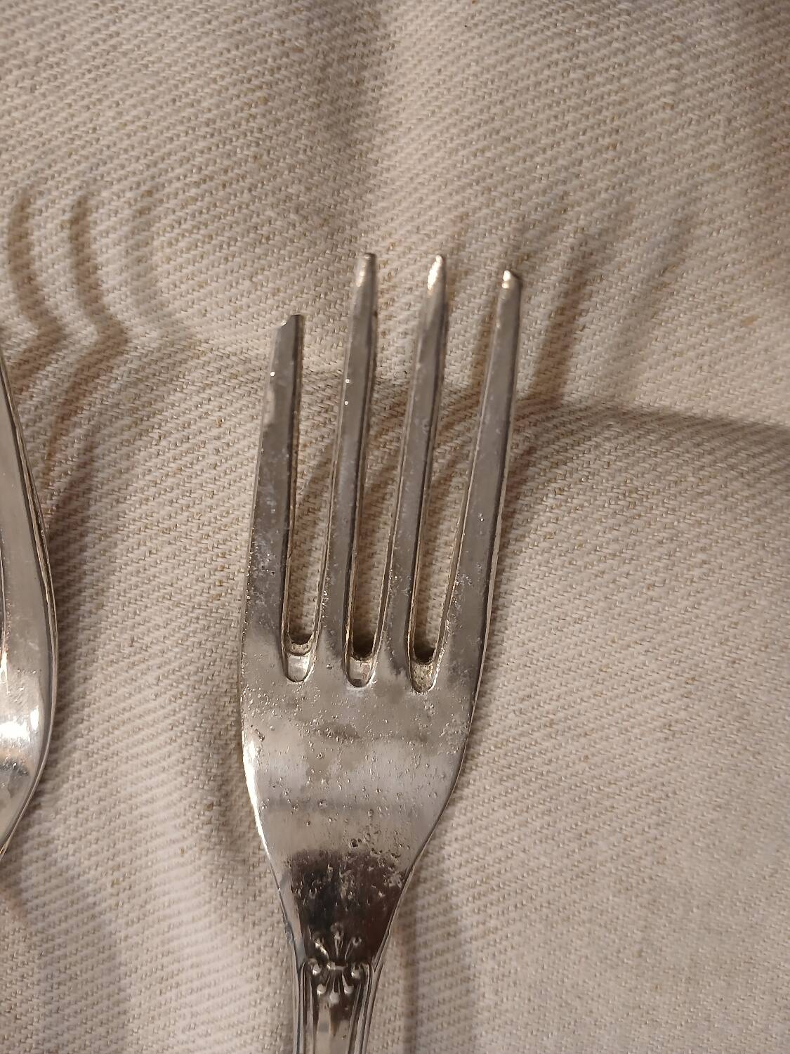 Antique flatware set for 51 place settings