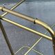 Minimalist solid brass server from the 60s