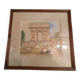 Aquarelle sous verre signée Lucien Genin " L' Arc de Triomphe"