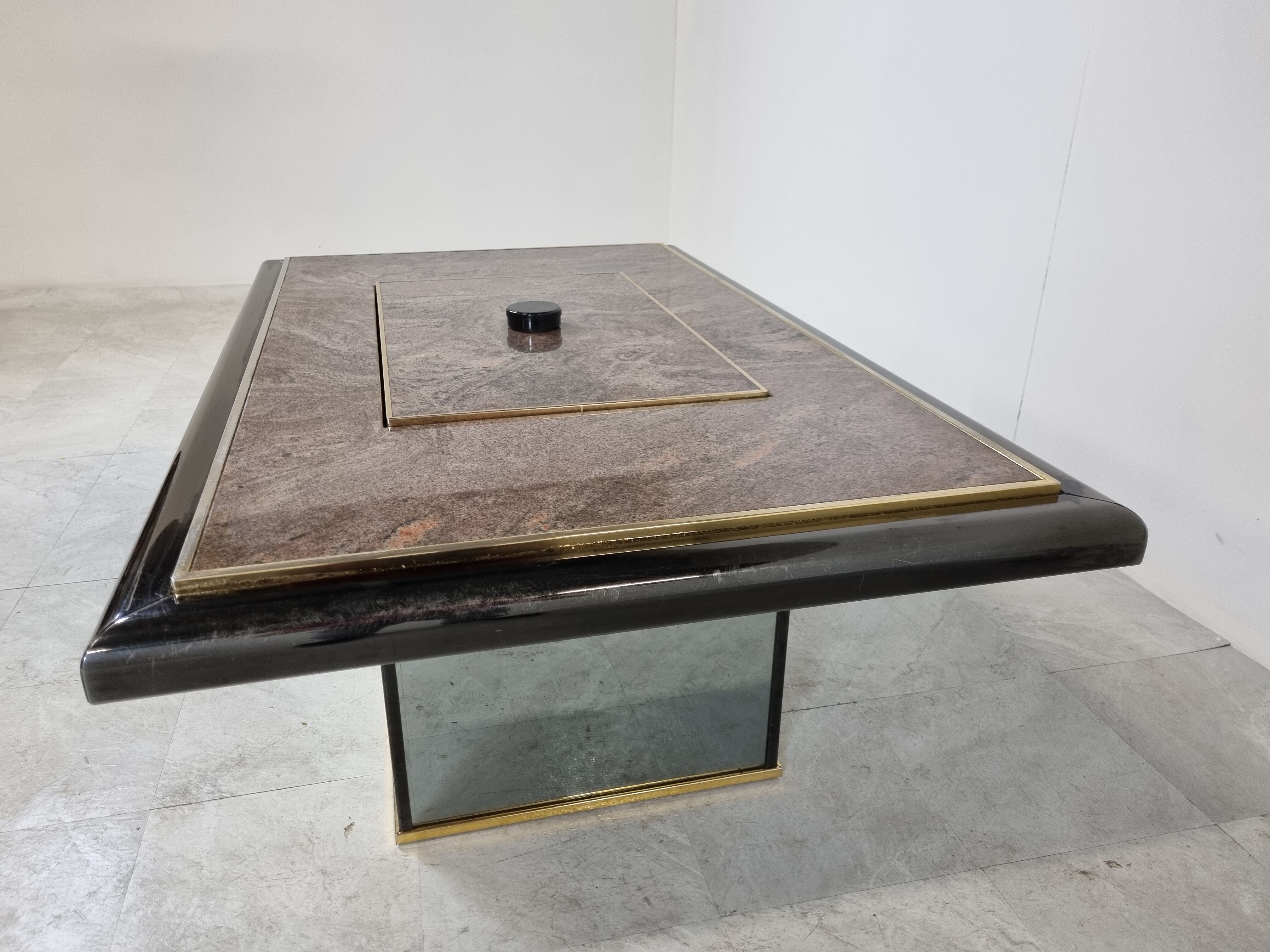 Vintage hidden bar coffee by Fedam, 1980s