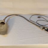 Old workshop lamp with ball reflector vice, 50s