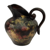 Antique very large ceramic pitcher signed Vallauris dimensions: height -30cm - max diameter -23cm