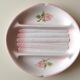 Asparagus service in salins pink dabbling 70/80
