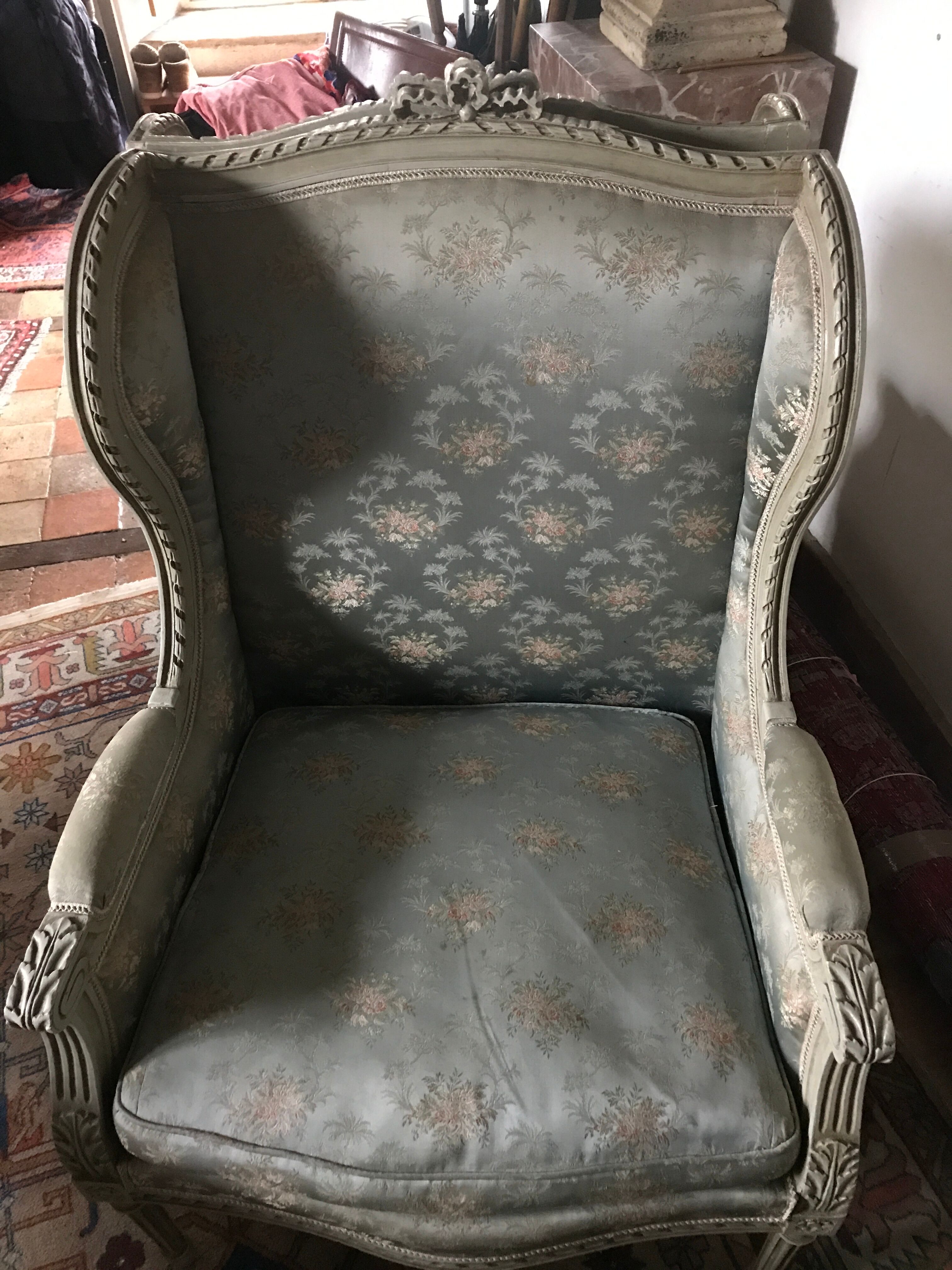 Pair of bergères XIXth