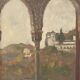 James Kerr-Lawson (1864-1939) View of the Alhambra, Granada, oil on panel