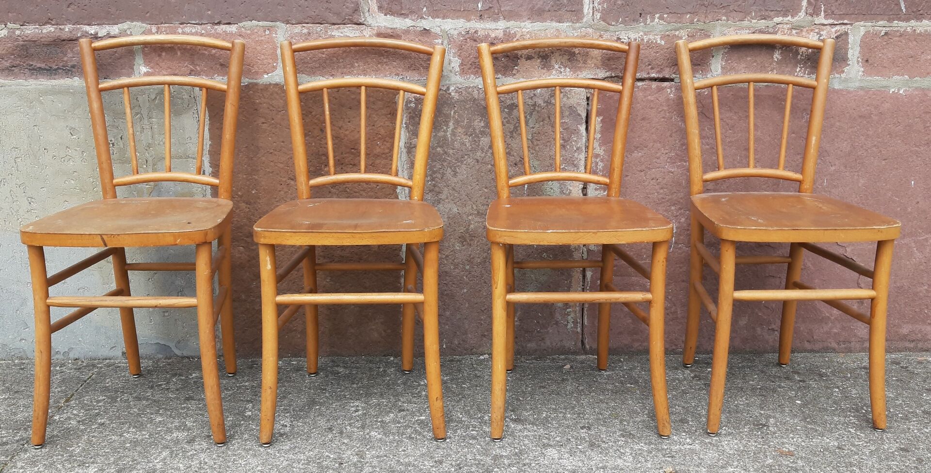 Chaises bistrot (Lot de 4 chaises)