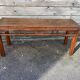 Asian low console in natural wood