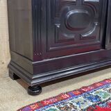 Napoleon III 19th century library in blackened wood