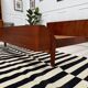 Scandinavian double teak bed