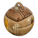 Vintage pot glazed ceramic balloon