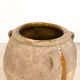 Antique mediterranean spanish terracotta olive jar
