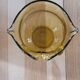 Amber glass vase design - owl shape