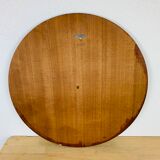 Scandinavian mirror round teak 55 cm 60s