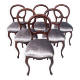 Antique chairs, Northern Europe, circa 1880. After restoration.