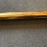 Commercial door handle in brass and bronze