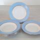 Hollow earthenware plates Café Gilbert by Moulin des Loups Vintage
