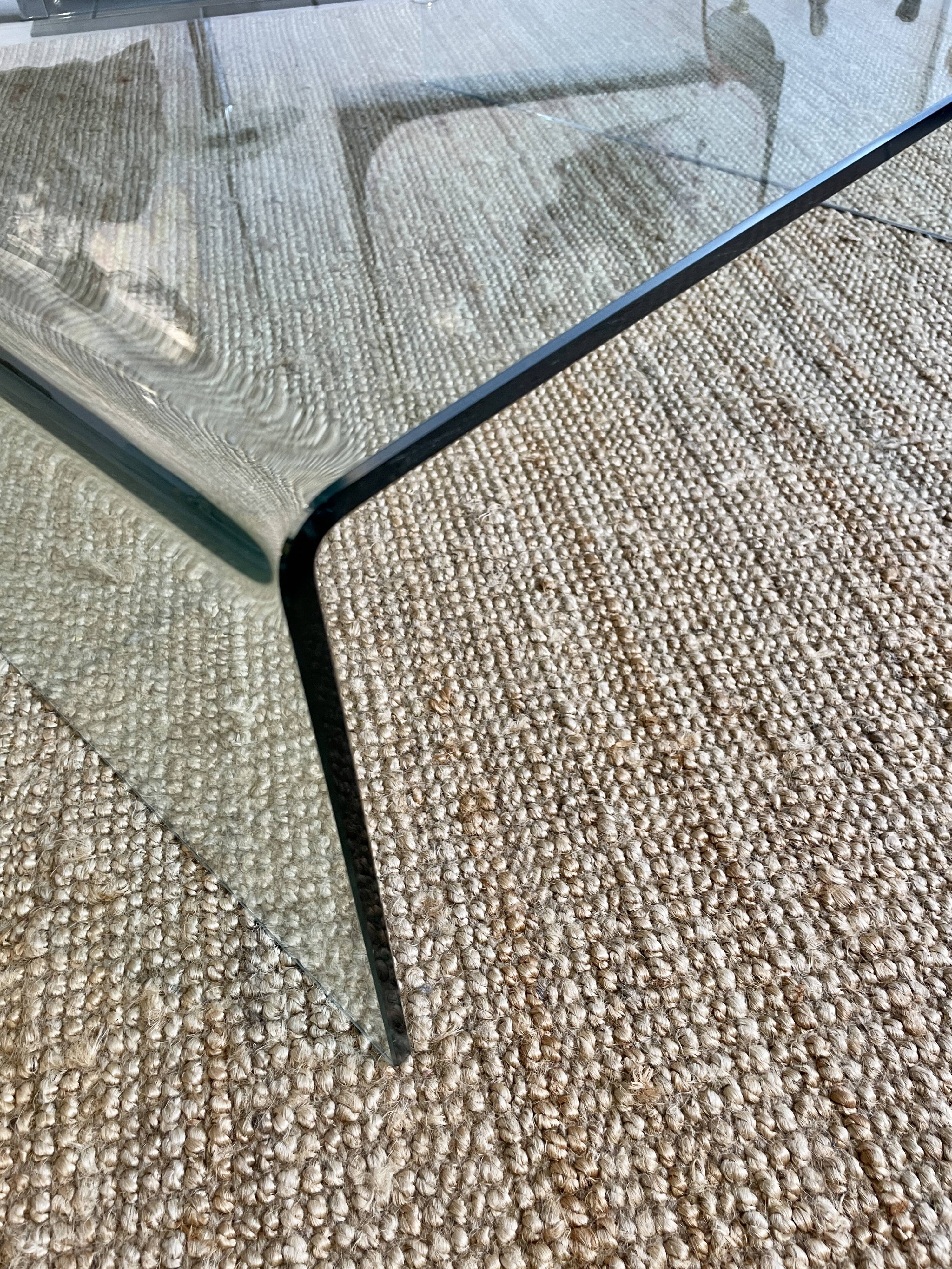 Tempered glass coffee table