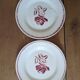 2 Digoin Sarreguemines Rolande dinner plates