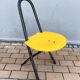 yellow folding chair