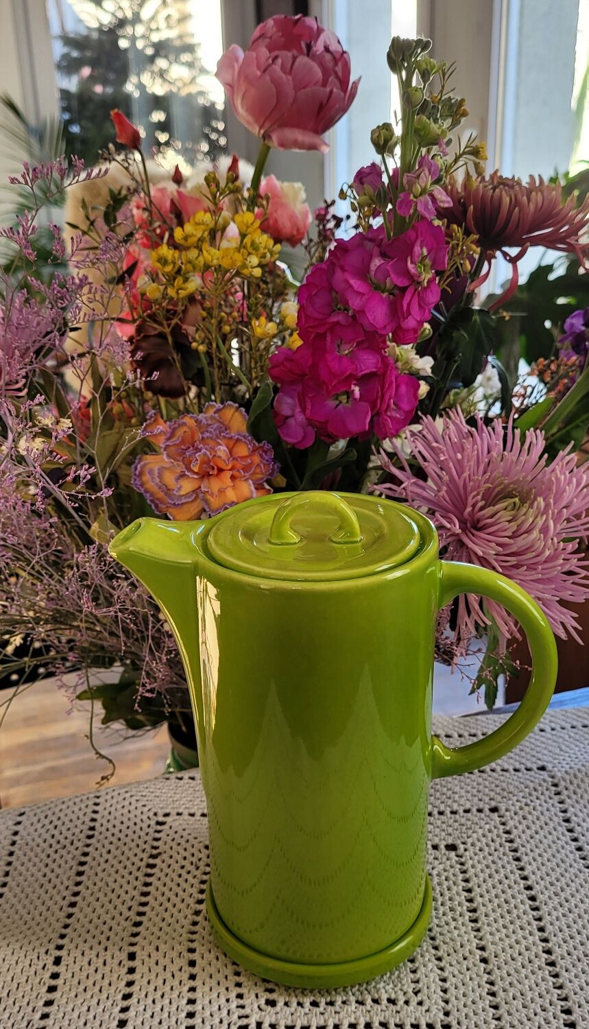 Vintage green coffee maker Salins