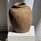 Borneo vase in brown terracotta (2) H35 D23
