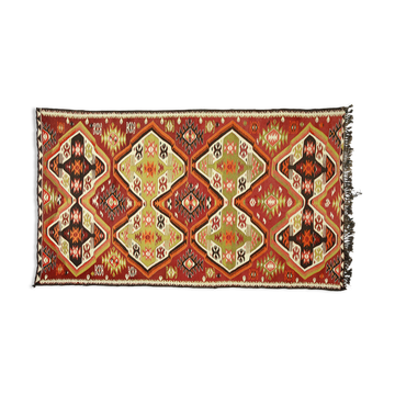 Tapis kilim artisanal anatolien 283 cm x 166 cm