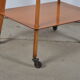 Desserte roulante pieds compas