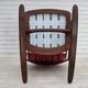 1960s Danish rocking chair by Frank Reenskaug, model 182, reupholstered.