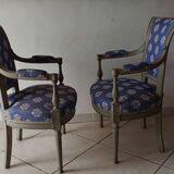 pair of Directoire armchairs