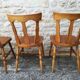 Chaises de bistrot  vintage