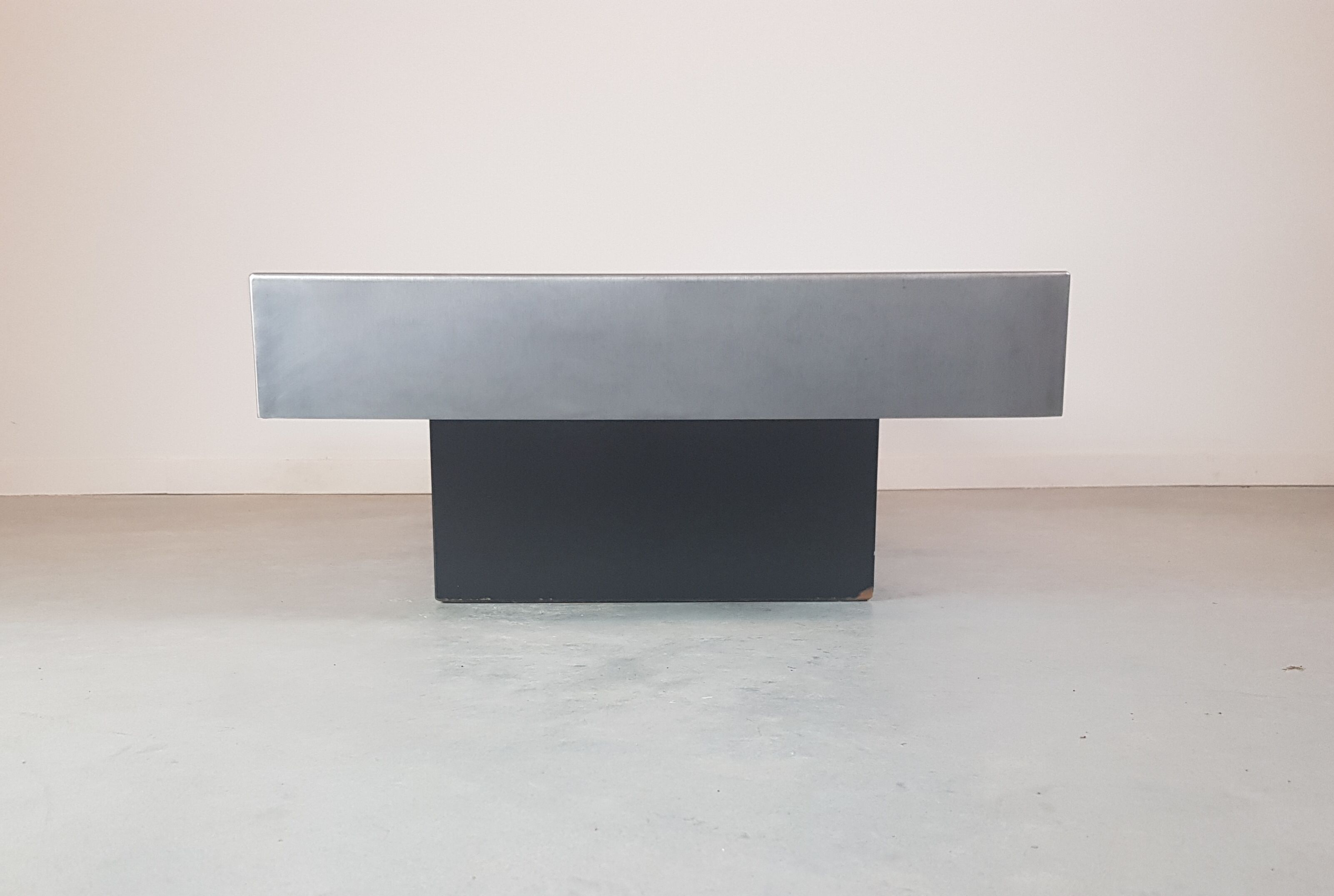 Stainless coffee table