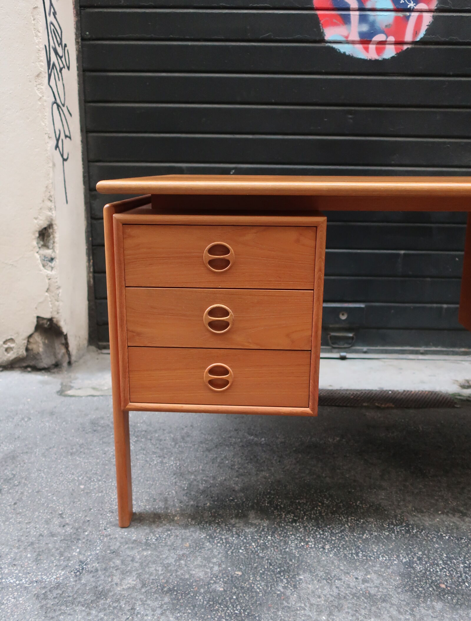 Teak desk from the 1960s