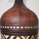 Bouteille ancienne en cuir