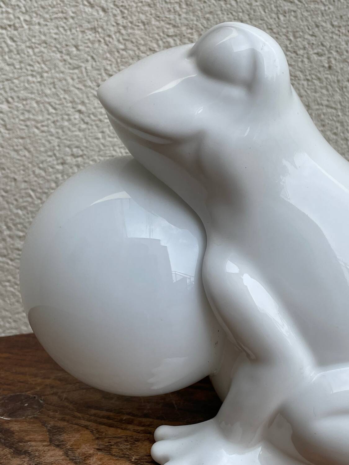 Vintage 80's frog lamp