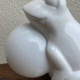 Vintage 80's frog lamp