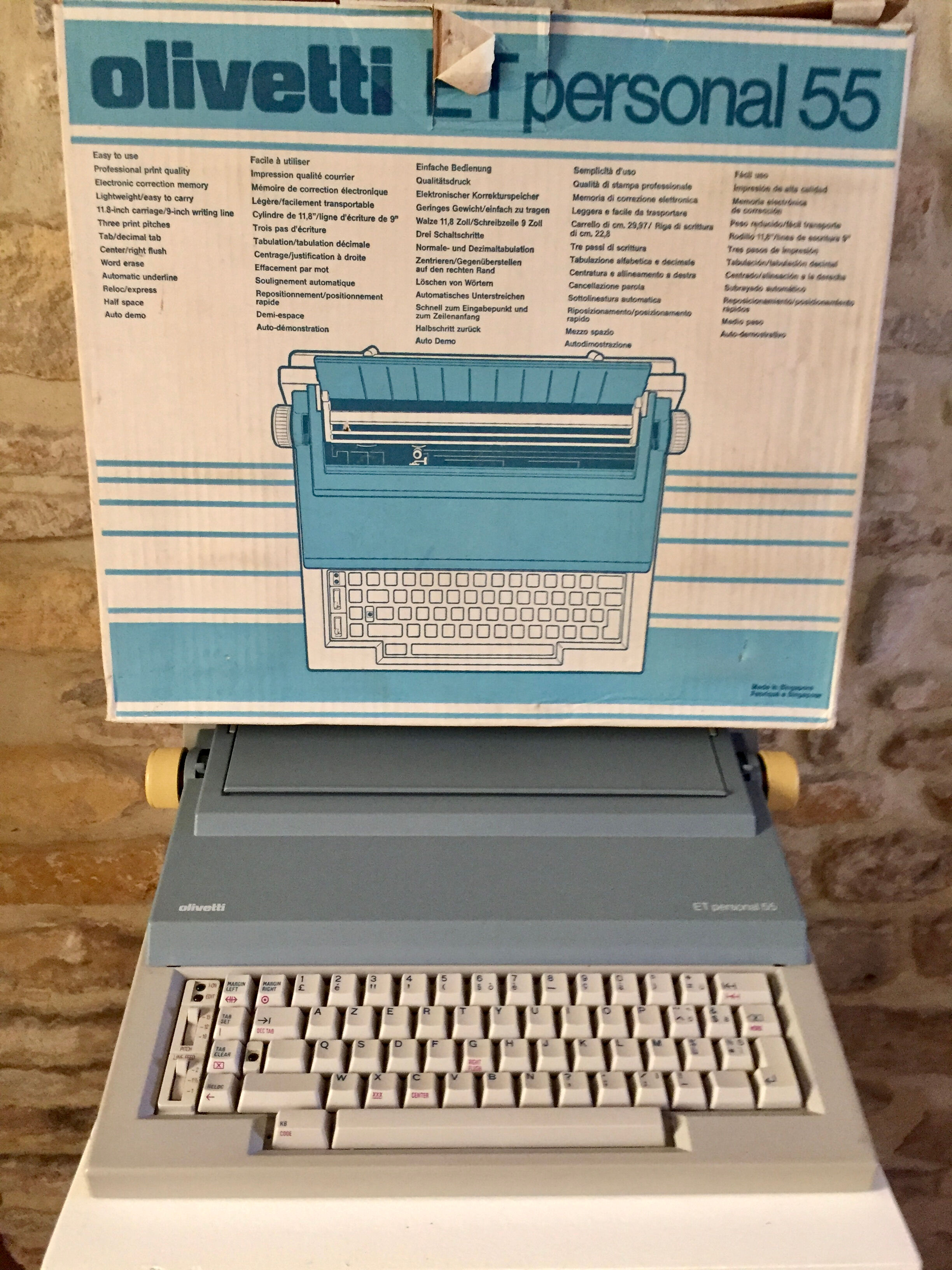 Machine à écrire Mario Bellini Olivetti