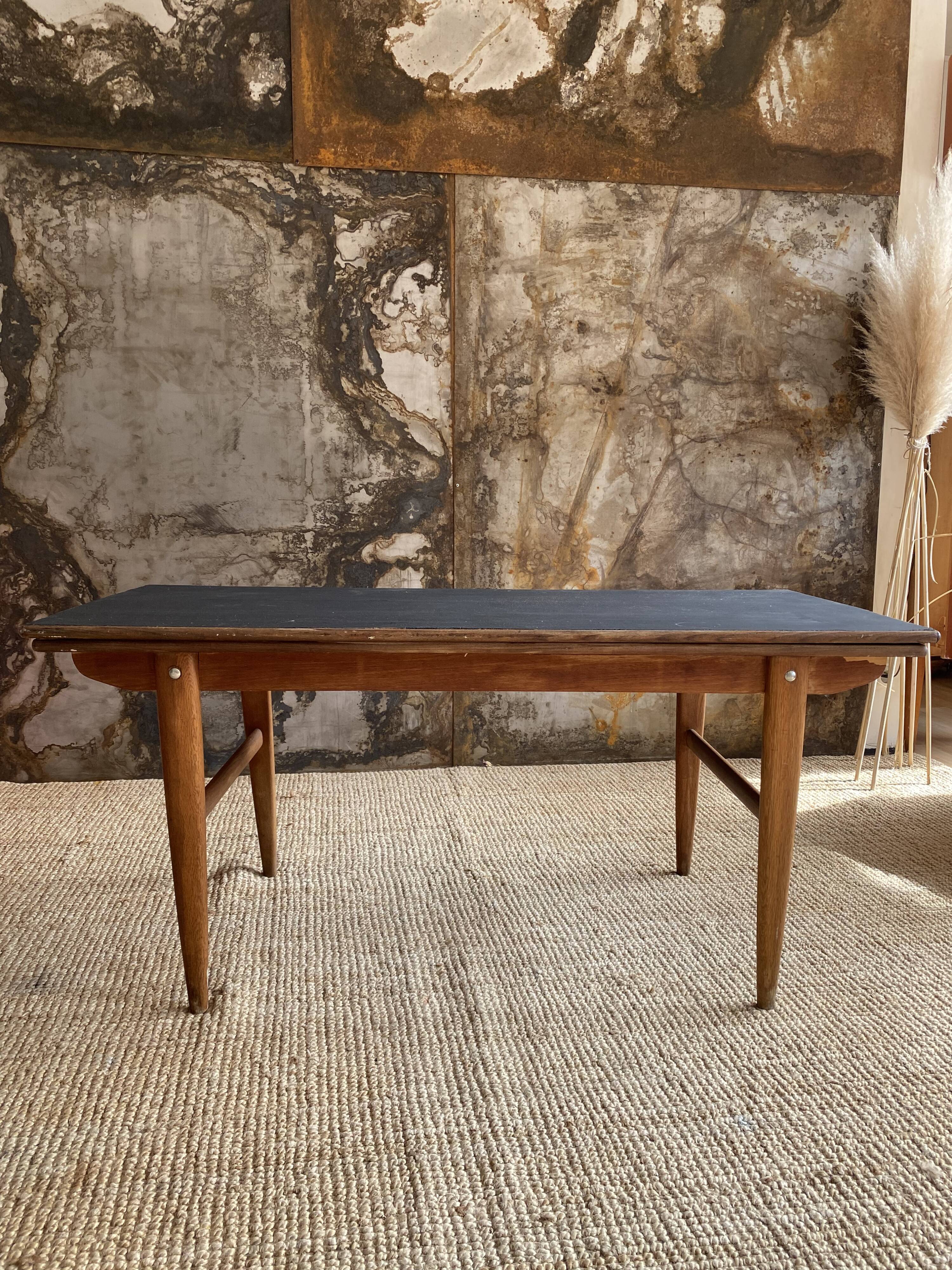 Table basse scandinave escamotable