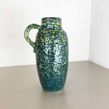 Vase multicolore Super Color Crusty Fat Lava Scheurich, Allemagne WGP, années 1970