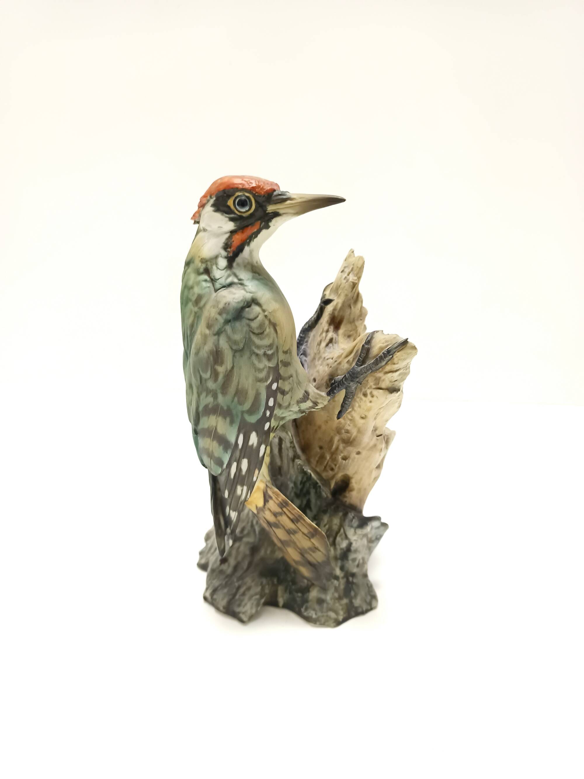 Vintage Hand-Painted Ceramic Woodpecker by Bepi Tay, Italy