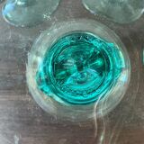 Lot de 5 verres à vin luminarc modèle Molière coloris Saphir