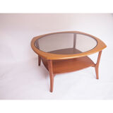 Square vintage Scandinavian coffee table