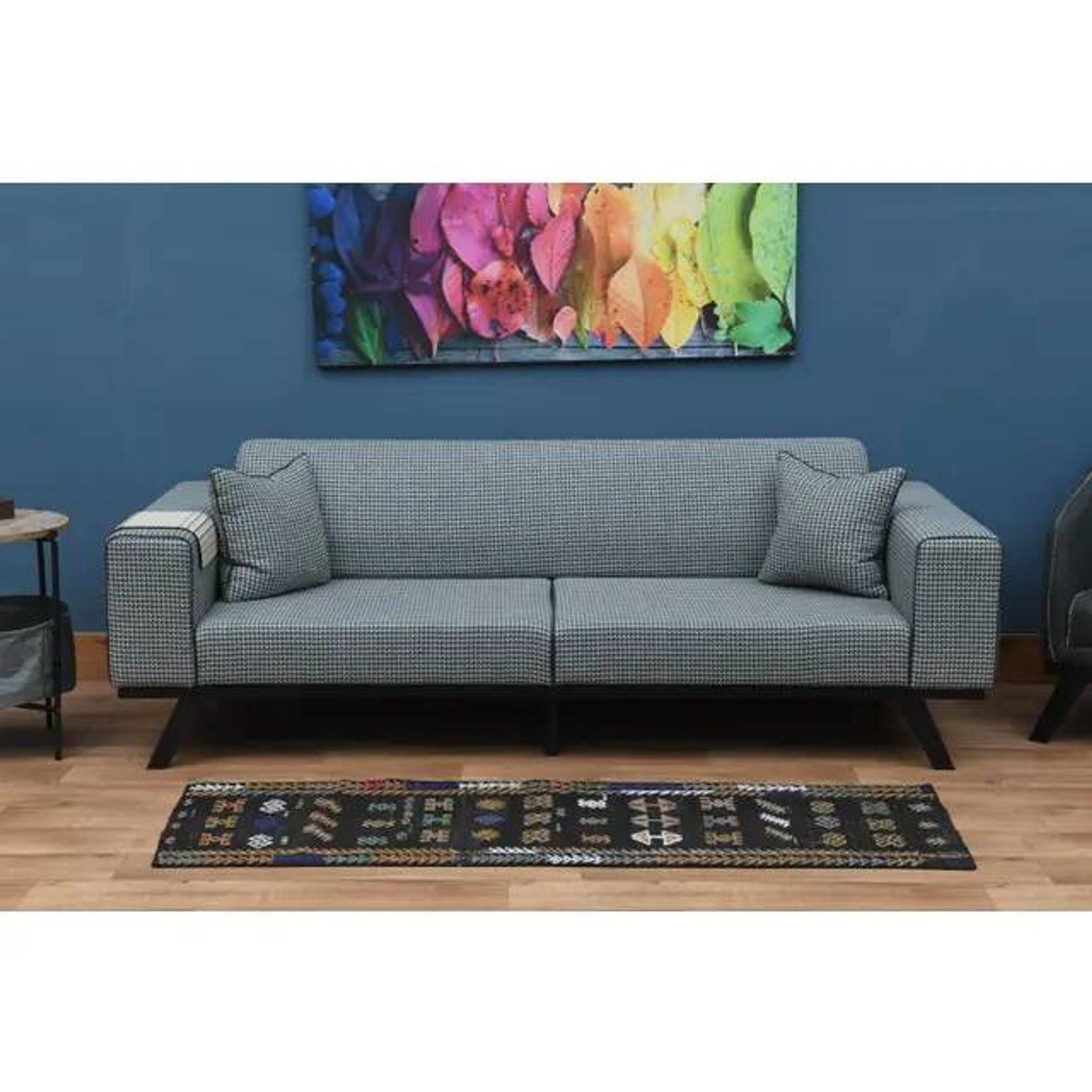Handmade Turkish Vintage Wool Runner Rug  58x180