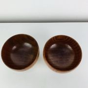 2 bols/vide poche en teck scandinave