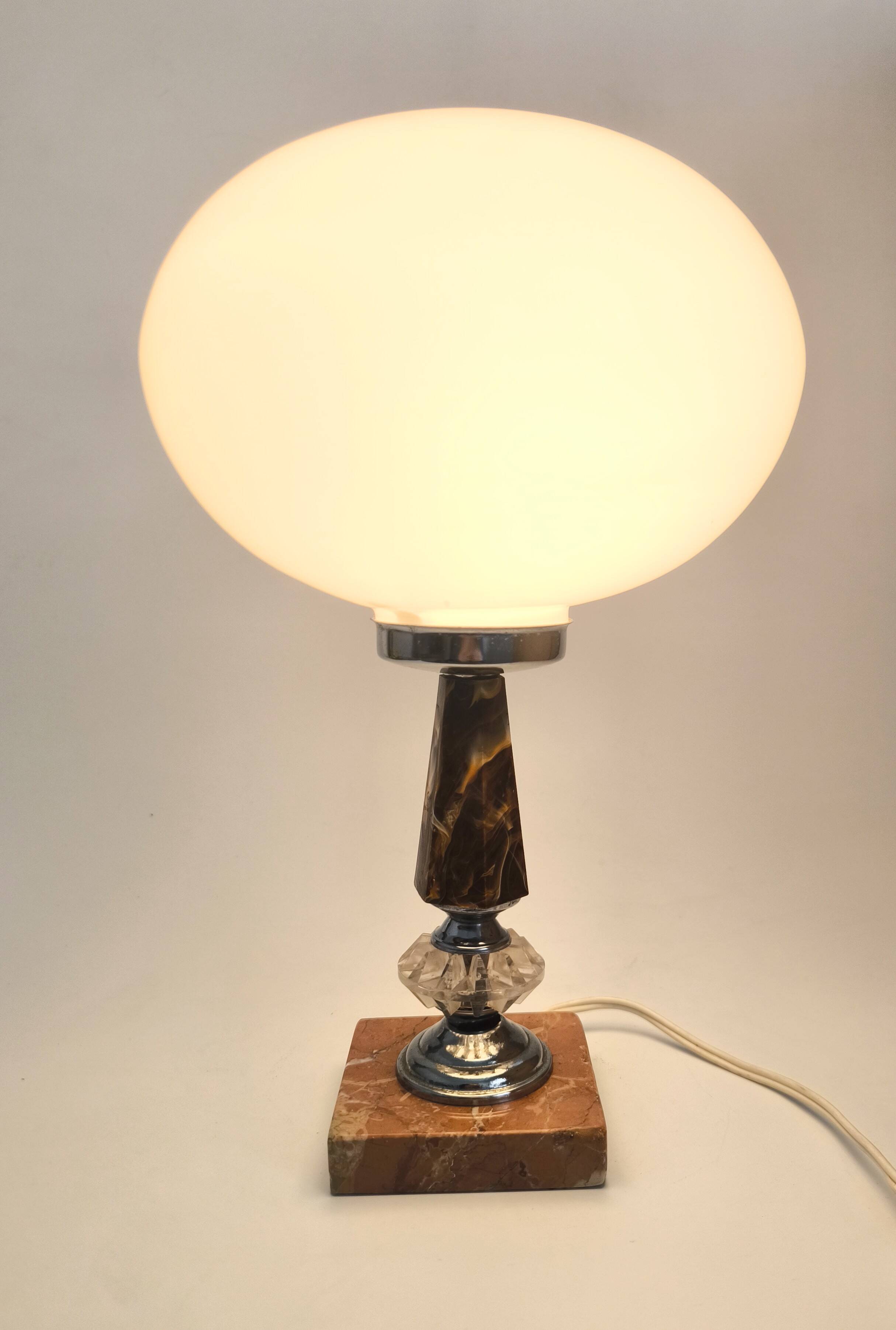 Lámpara francesa Art Deco Mid Century años 50