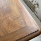 Solid walnut farmhouse castle table 1900 XXL