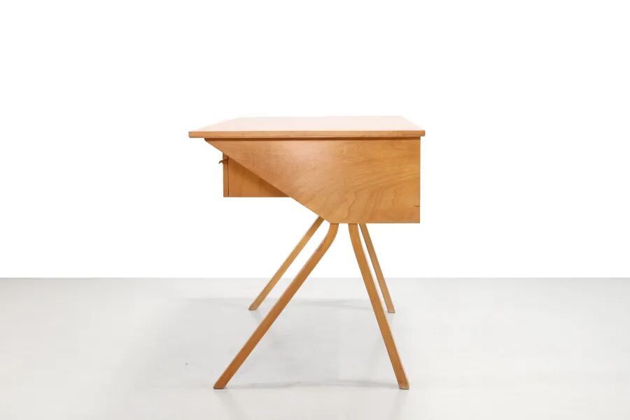 Birch EB02 desk by Cees Braakman for Pastoe